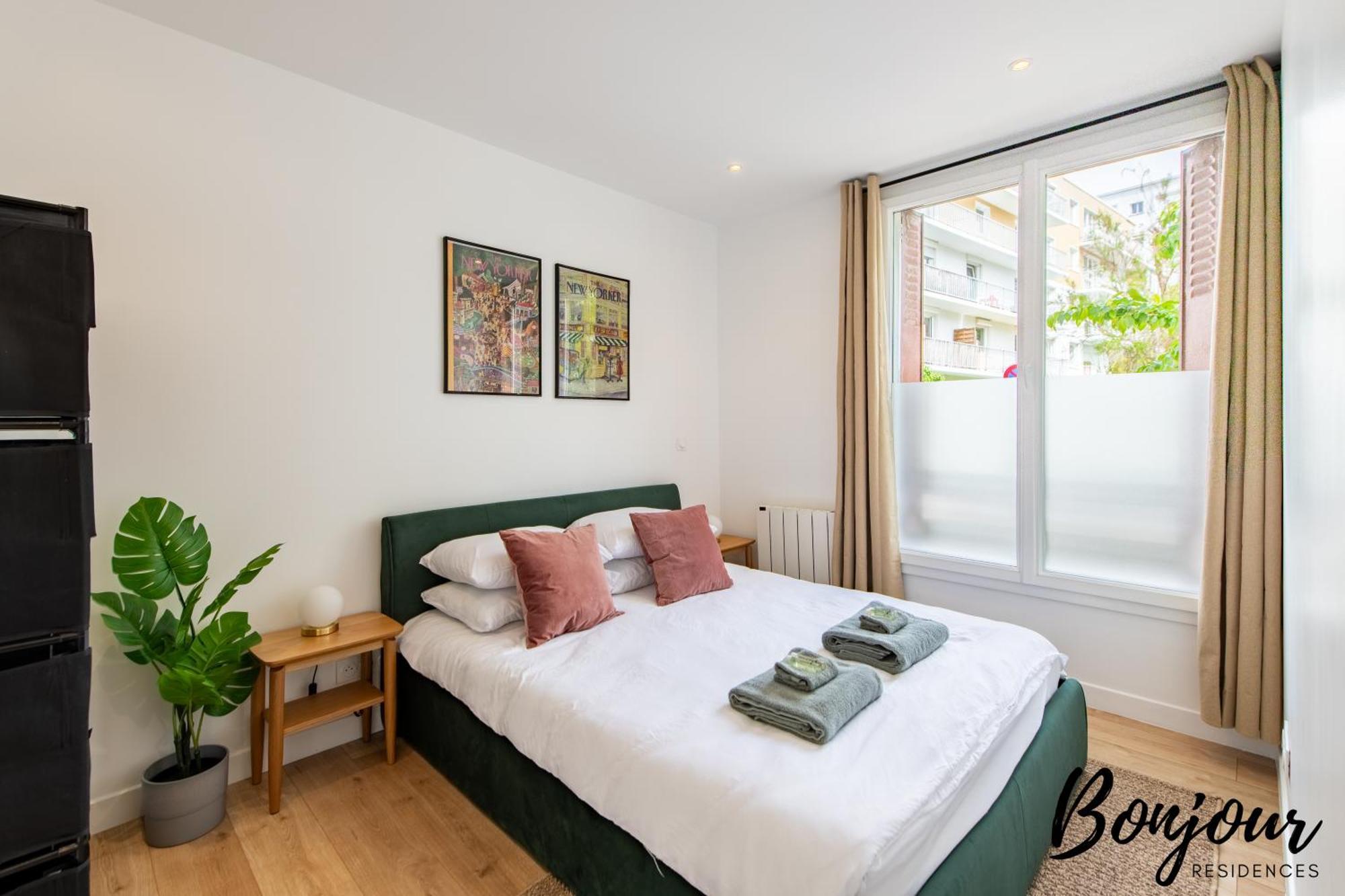 Free Parking - Porte D'Orleans - 2 Bedrooms 蒙鲁日 外观 照片