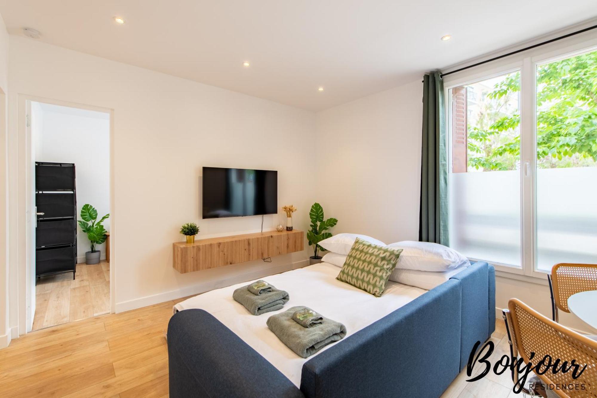 Free Parking - Porte D'Orleans - 2 Bedrooms 蒙鲁日 外观 照片