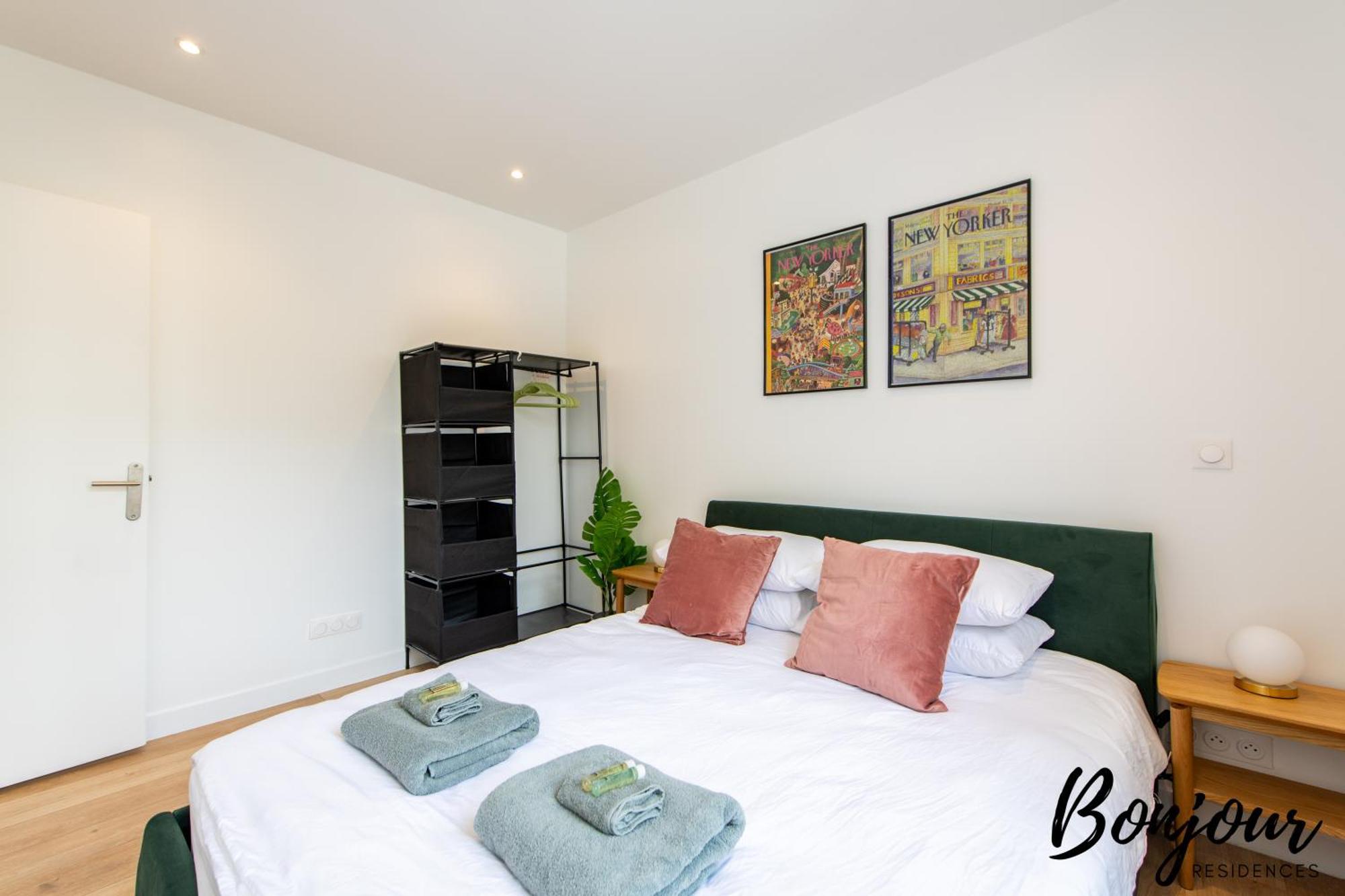 Free Parking - Porte D'Orleans - 2 Bedrooms 蒙鲁日 外观 照片