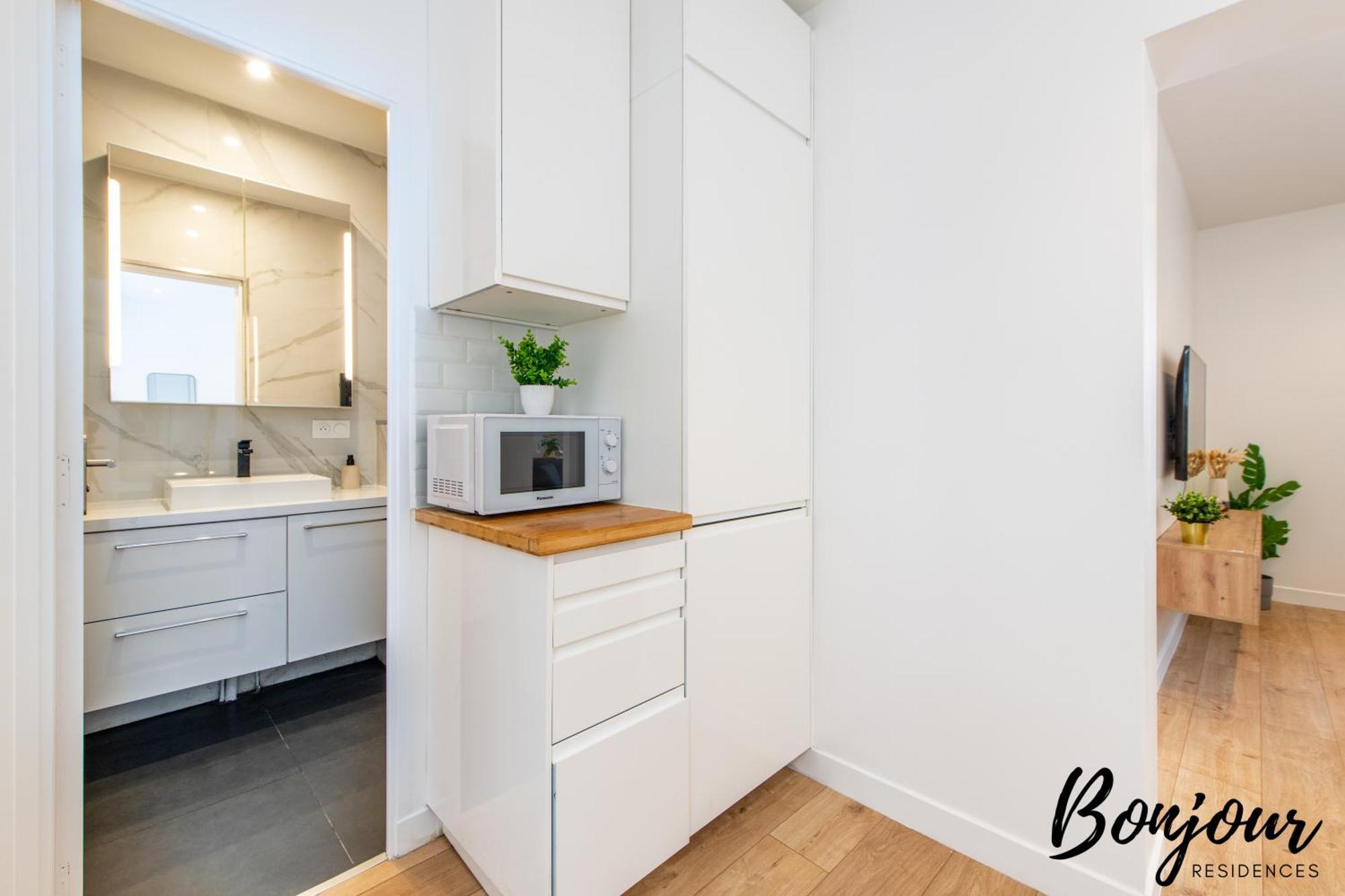 Free Parking - Porte D'Orleans - 2 Bedrooms 蒙鲁日 外观 照片